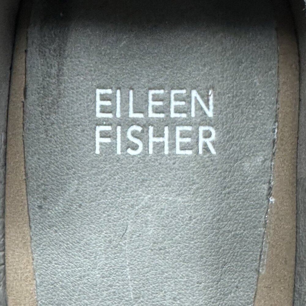 Eileen Fisher Shoes Perry Tumbled‎ Nubuck Size 7.5 Tan - Picture 14 of 15